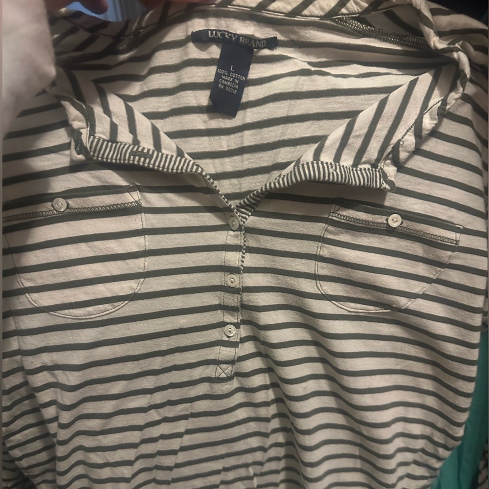 Large Lucky brand long sleeve women’s shirt